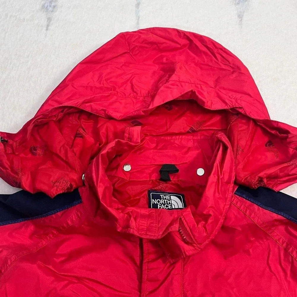 The North Face Extreme Jacket L Red‎ Gore-Tex USA Made Vintage 90s Hooded Coat
